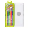 Jolly Neon 6 darabos ergonómikus fogós ecsetkészlet