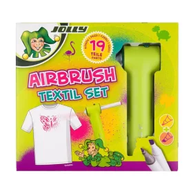   Jolly Airbrush Textile 12 darabos kétvégű színes textilmarker készlet