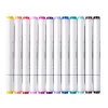 Jolly Airbrush Textile 12 darabos kétvégű színes textilmarker utántöltő készlet