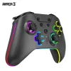 Armor3 M07619-BKHE NuRival Nintendo Switch vezeték nélküli Hall Effect Stick fekete kontroller