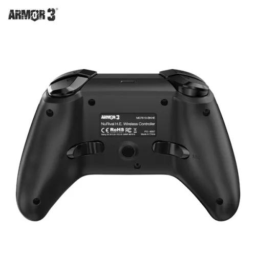 Armor3 M07619-BKHE NuRival Nintendo Switch vezeték nélküli Hall Effect Stick fekete kontroller