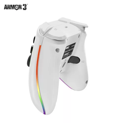 Armor3 M07619-WHHE NuRival Nintendo Switch/OLED vezeték nélküli Hall Effect Stick fehér kontroller