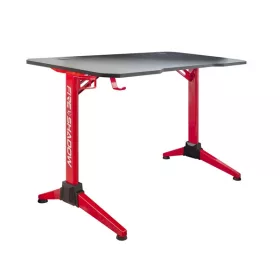 White Shark FIRE SHADOW schwarz-roter Gaming-Schreibtisch