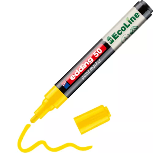 Edding 50 EcoLine D10 sárga lakkmarker