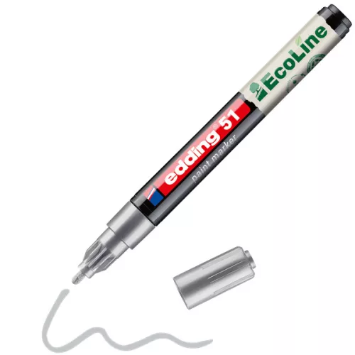 Edding 51 EcoLine D10 ezüst lakkmarker