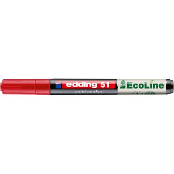 Edding 51 D10 piros lakkmarker