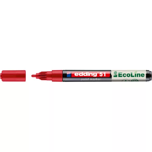 Edding 51 EcoLine D10 piros lakkmarker