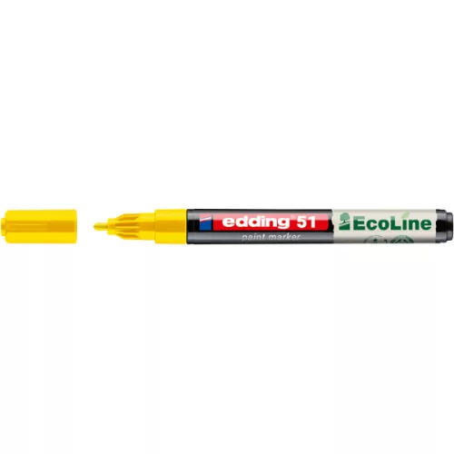 Edding 51 EcoLine D10 sárga lakkmarker