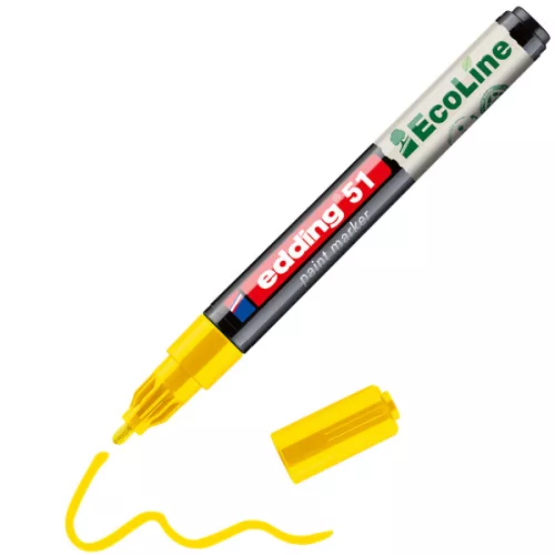 Edding 51 EcoLine D10 sárga lakkmarker