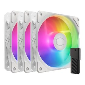   Cooler Master SickleFlow Edge 120 3x120mm ARGB fehér ventilátor