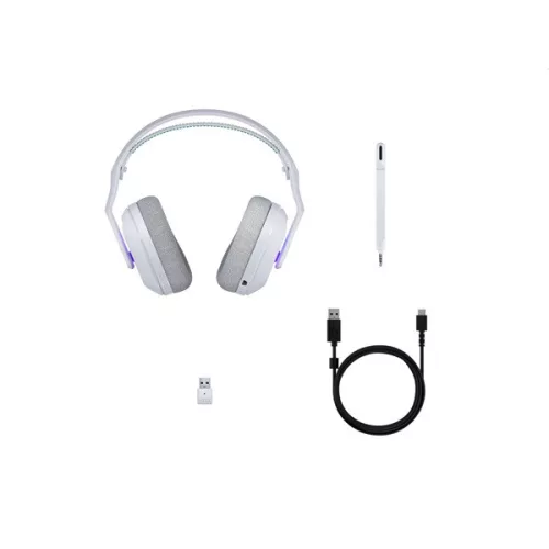 Logitech G522 Lightspeed vezeték nélküli fehér gamer headset
