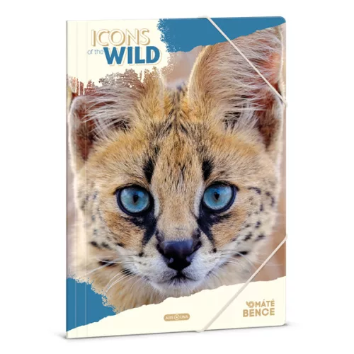 Ars Una Icons of the Wild-Serval 25 (5503) A4 gumis mappa
