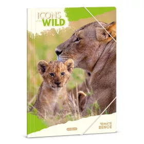 Ars Una Icons of the Wild-Lions 25 (5504) A4 gumis mappa