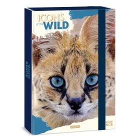 Ars Una Icons of the Wild-Serval 25 (5503) A4 füzetbox