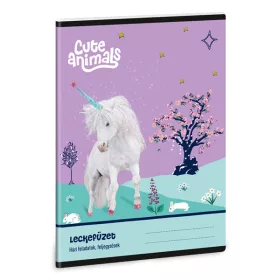 Ars Una Cute Animals Unicorn 25 (5448) A5 leckefüzet