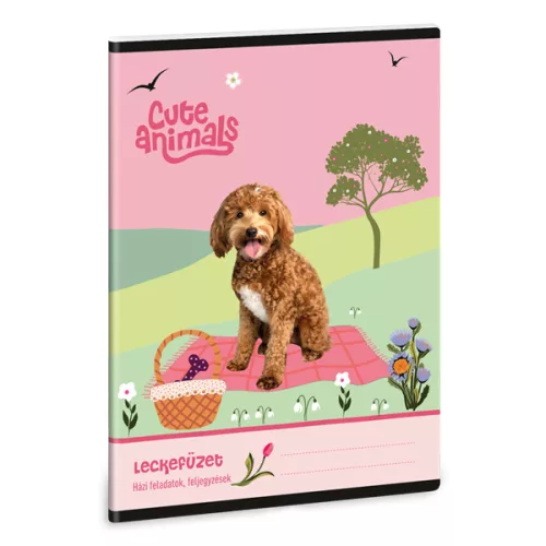 Ars Una Cute Animals Doggie 25 (5458) A5 leckefüzet