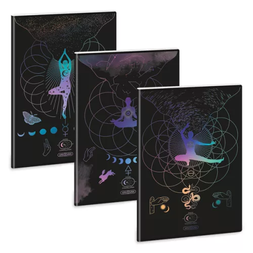 Ars Una Mystic Constellation 25 (5491) A4 extra kapcsos vonalas füzet