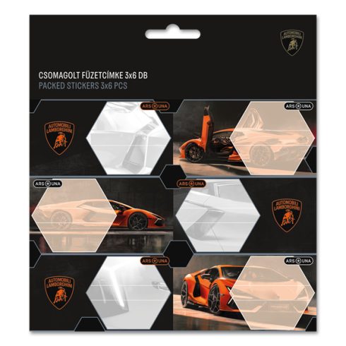 Ars Una Lamborghini 25 (5446) 3x6 db füzetcímke