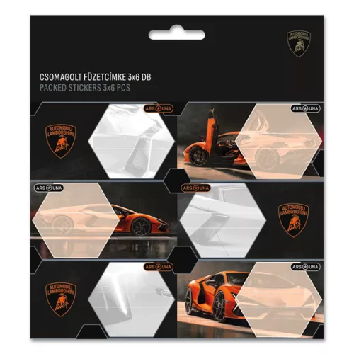 Ars Una Lamborghini 25 (5446) 3x6 db füzetcímke