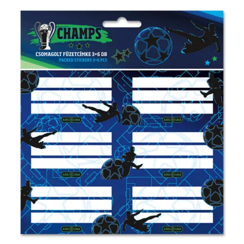 Ars Una Champs 25 (5460) 3x6 db füzetcímke