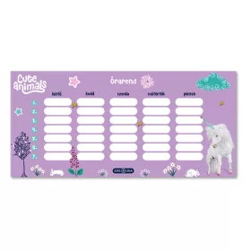 Ars Una Cute Animals Unicorn 25 (5448) 1 lapos órarend