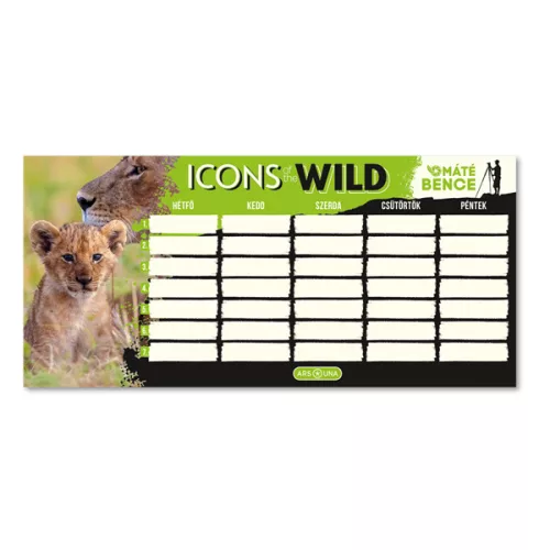 Ars Una Icons of the Wild-Lions 25 (5504) 1 lapos órarend