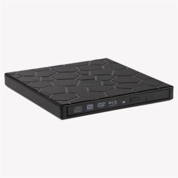   IRIS ROCK EXTERNAL Blu-Ray író, 8in1, USB 3.0, Read/write:CD/VCD/DVD/BD, tálcás, DVD-RW, fekete