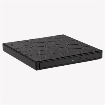   IRIS ROCK EXTERNAL külső DVD író, 8in1, USB 3.0, Read/write:CD/VCD/DVD, tálcás, DVD-RW, fekete