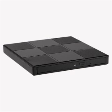   IRIS CUBE EXTERNAL külső DVD író, 8in1, USB 3.0, Read/write:CD/VCD/DVD, tálcás, DVD-RW, fekete
