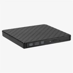   Externá DVD napaľovačka IRIS SQUARE EXTERNAL, USB 3.0, čítanie/zápis: CD/VCD/DVD, zásobník, DVD-RW, čierna