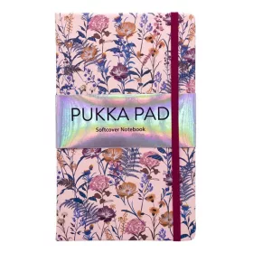   Pukka Pad Bloom A5 192 oldalas vonalas rózsaszín gumipántos notesz