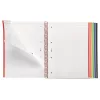 Miquelrius Emotions A4 PP 5x24 lapos piros vonalas spirálfüzet