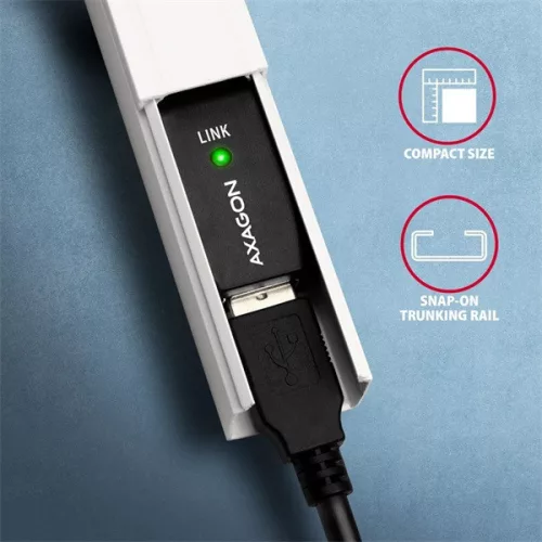 Axagon ADR-207 7,5m USB opakovací kábel