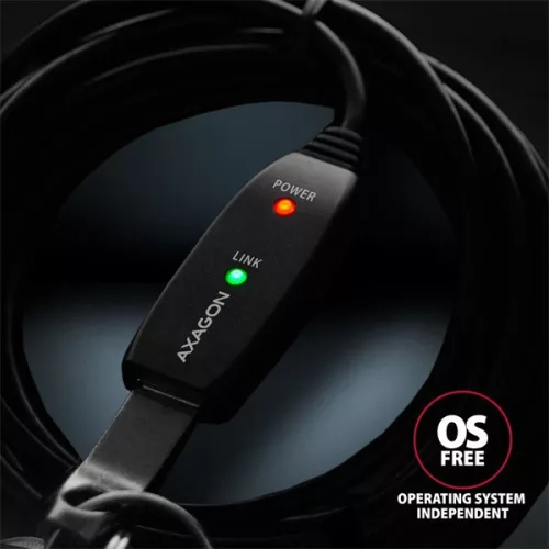 Axagon ADR-207 7,5m USB opakovací kábel