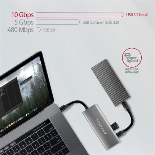 Axagon HMC-5G21 USB-C 10Gbps SPEEDSTER 5in1 hub
