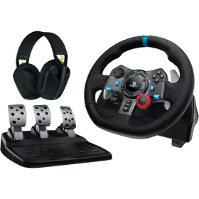   Logitech G29 Driving Force PC/PS4/PS5 kormány + G435 vezeték nélküli fejhallgató