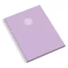 Ambar Moonflower Campus Pastel A5 80 lap kockás spirálfüzet