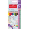 Faber-Castell Unikornis 10+3 db hatszögletű színesceruza készlet