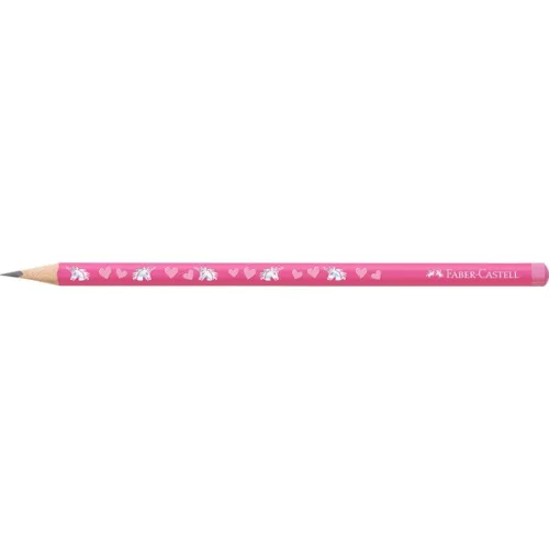 Faber-Castell Unikornis HB háromszögletű rózsaszín grafitceruza