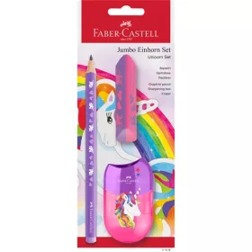   Faber-Castell Jumbo Unikornis HB háromszögletű grafitceruza szett