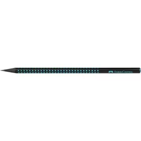   Faber-Castell Sparkle Midnight B háromszögletű fekete/óceánkék grafitceruza