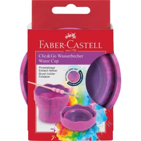 Faber-Castell Clic&Go márvány rózsaszín ecsettál