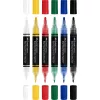 Faber-Castell Black Edition Shake&Paint Klasszikus 6 db kétvégű akrilfilctoll készlet