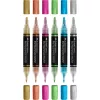 Faber-Castell Black Edition Shake&Paint Metál 6 db kétvégű akrilfilctoll készlet
