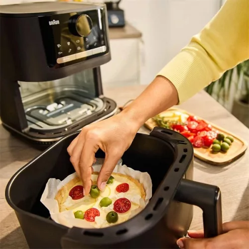 Braun HF5030IBK MultiFry 5 fekete 6 L forrólevegős sütő