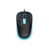 Genius DX-123 EU Vezetékes kék optikai egér