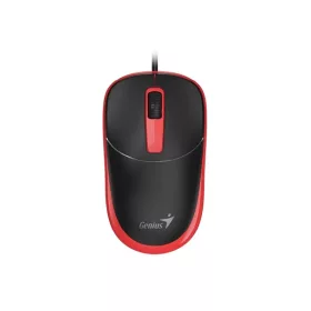 Genius DX-123 EU Vezetékes piros optikai egér