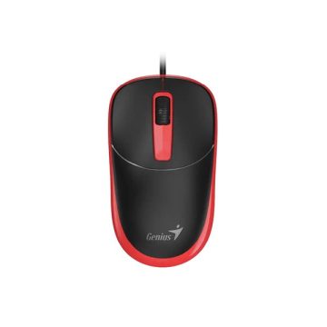 Genius DX-123 EU Vezetékes piros optikai egér