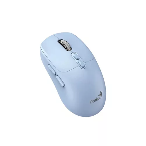 Genius NX-8080S BT Bluetooth + 2.4G kék csendes egér Copilot gombbal