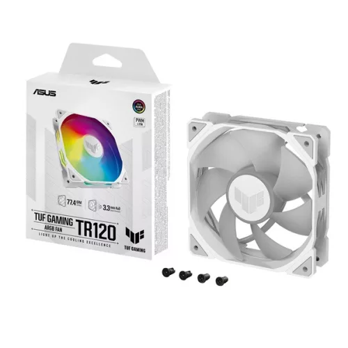 Ventilátor ASUS TUF GAMING TR120 FAN ARGB biely